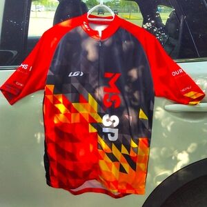 Professional cyclists racing jersey